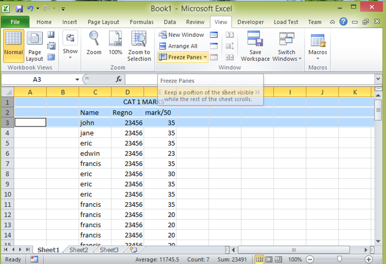 how-to-freeze-selected-rows-in-excel-basic-excel-tutorial