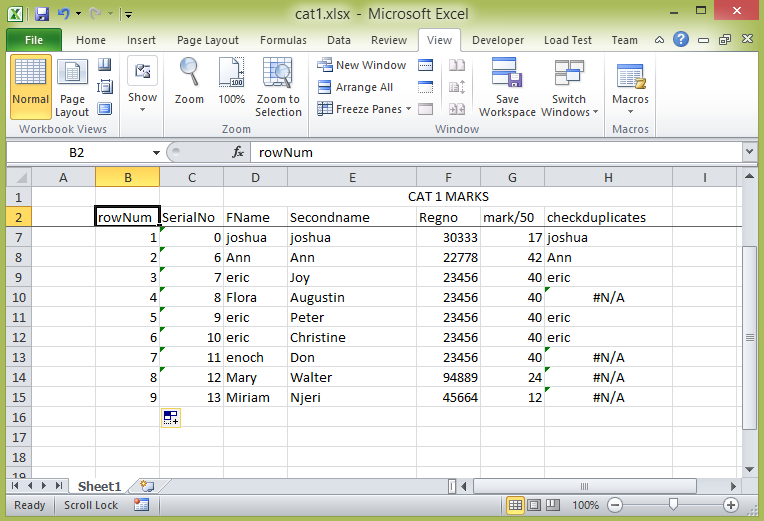 Dynamic Row Numbering In Excel | Basic Excel Tutorial