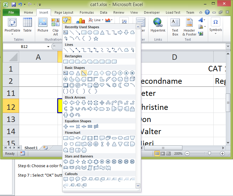 how to link cells in excel if then rown