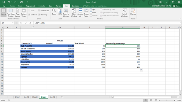 how-to-subtract-a-percentage-in-excel-youtube