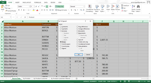 How to delete blank rows in Excel Basic Excel Tutorial