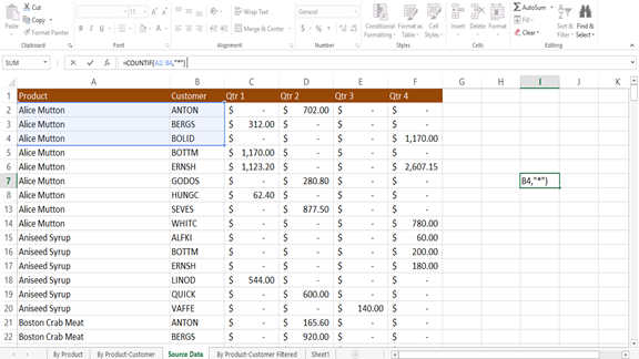 Excel how to count the number of cells that contain texts | Basic Excel ...