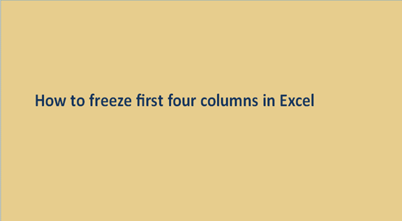 080520 1056 Howtofreeze1 png Basic Excel Tutorial