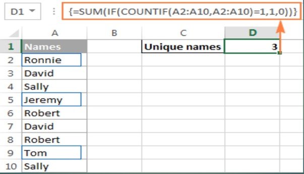 How to count unique values in Excel | Basic Excel Tutorial