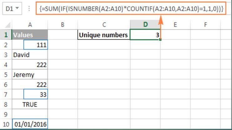 how-to-count-unique-values-in-excel-basic-excel-tutorial