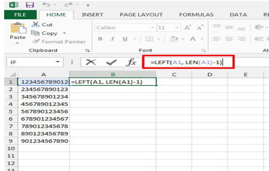 How To Remove The Last Four Digits In Excel Basic Excel Tutorial 8866