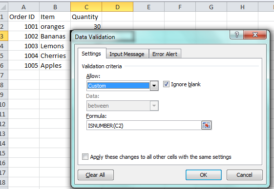 Excel Data validation only if a condition is met | Basic Excel Tutorial