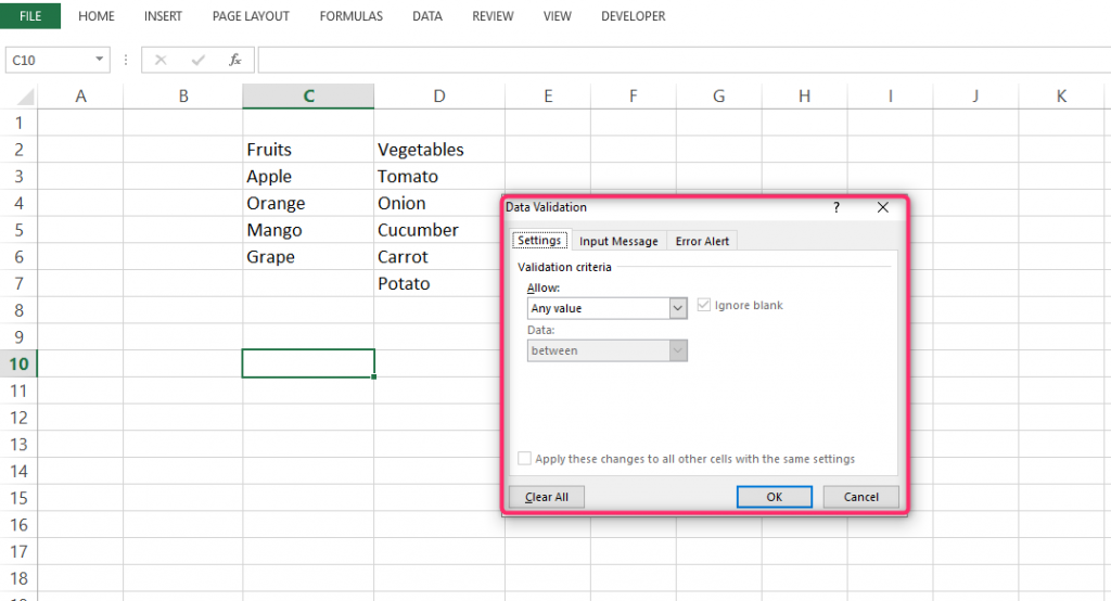 Create Your Drop-down List in Excel | Basic Excel Tutorial