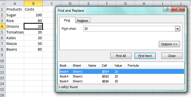 How to ctrl+ f multiple values in excel | Basic Excel Tutorial