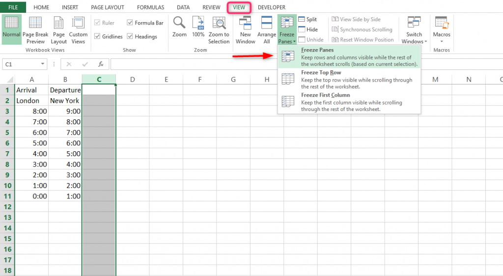How to Freeze Two Columns in Excel | Basic Excel Tutorial