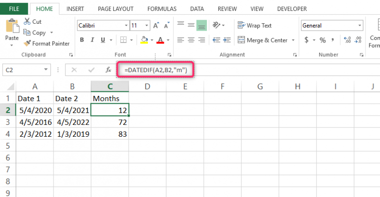 How To Calculate Years Between Two Dates In Excel Basic Excel Tutorial How To Calculate Years Between Two Dates In Excel Basic Excel Tutorial