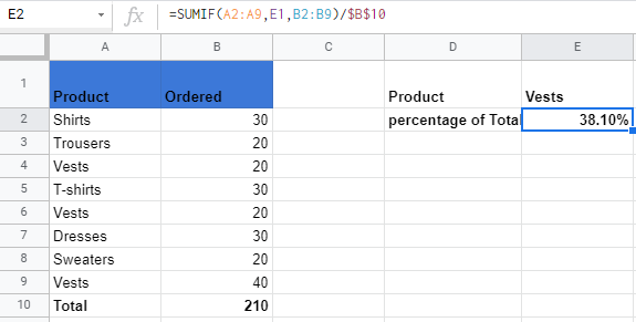 Excel formula for percentage | Basic Excel Tutorial