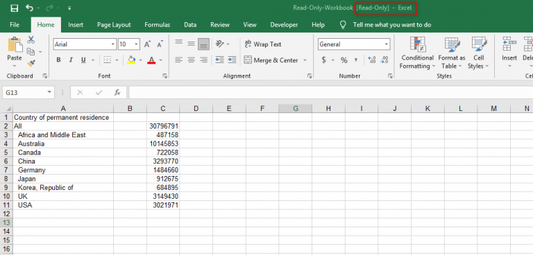 How to change excel from read only | Basic Excel Tutorial