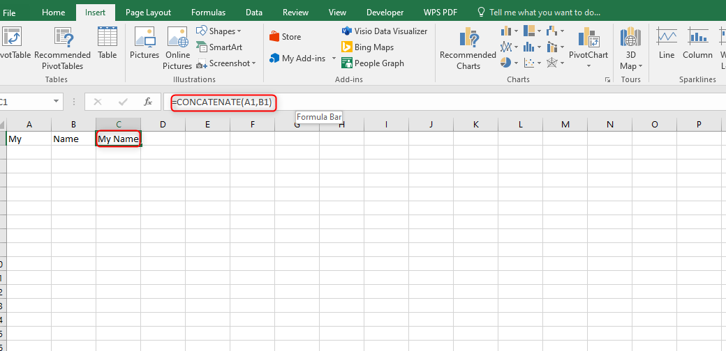 How to concatenate in Excel Basic Excel Tutorial