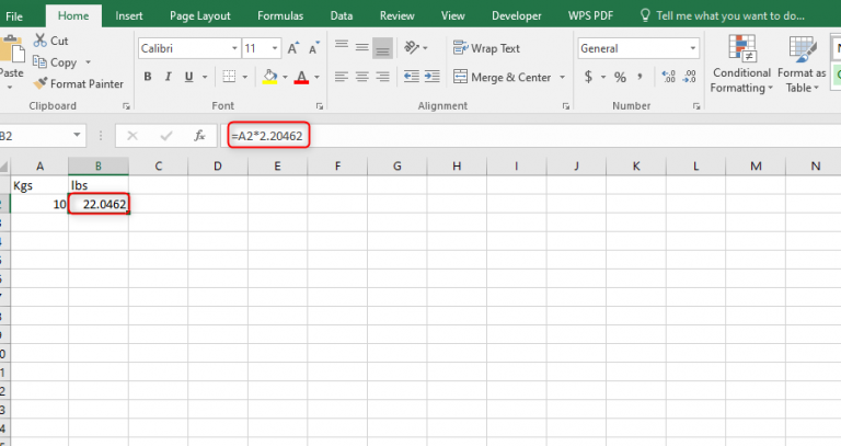 How to convert pound to Kgs in Excel | Basic Excel Tutorial image.