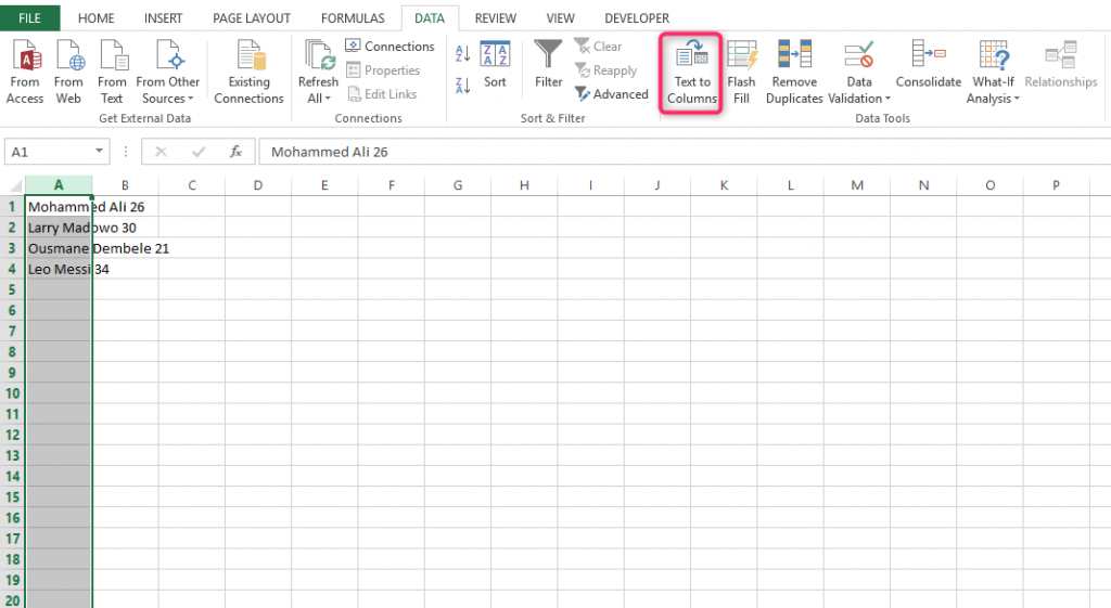 How to separate data in Excel | Basic Excel Tutorial