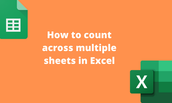 How to count across multiple sheets in Excel
