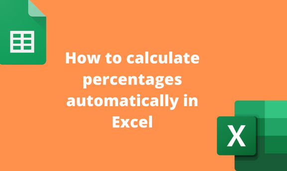 How to calculate percentages automatically in Excel