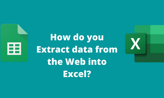 How do you Extract data from the Web into Excel?