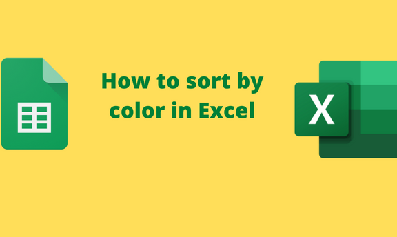 How to sort by color in Excel