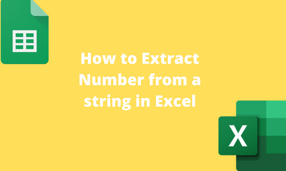 How to Extract Number from a string in Excel