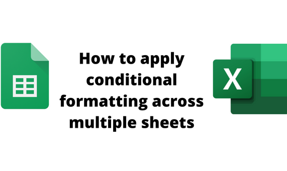 How to apply conditional formatting across multiple sheets