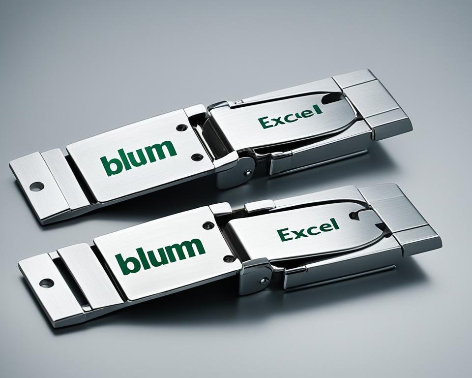 excel vs blum hinges