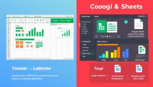 excel versus google sheets formulas