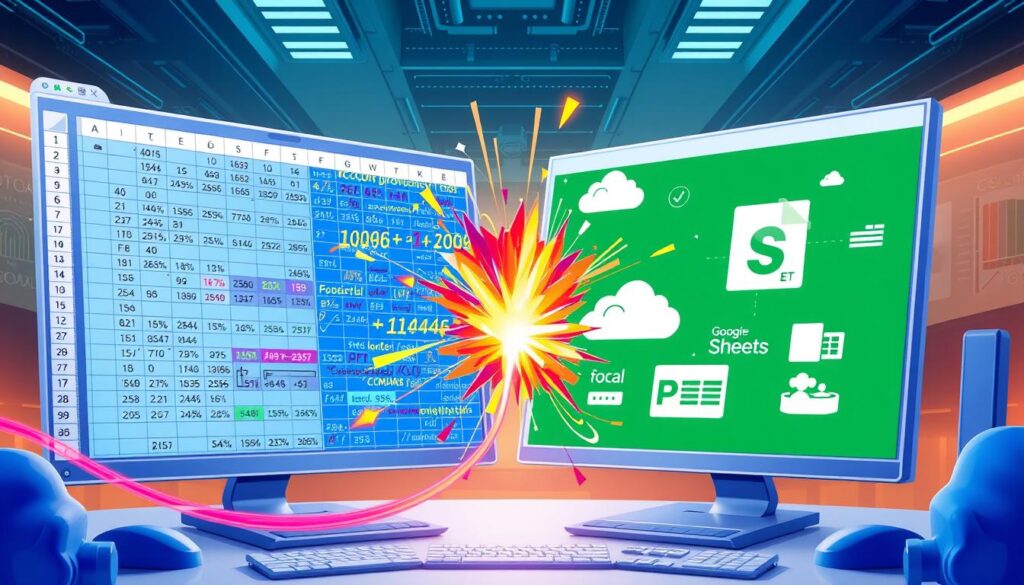 excel vs google sheets formulas