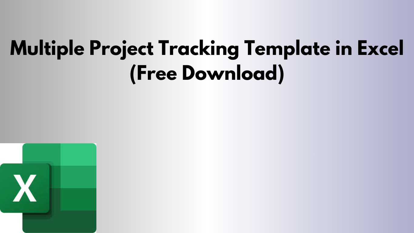 Multiple Project Tracking Template in Excel (Free Download)